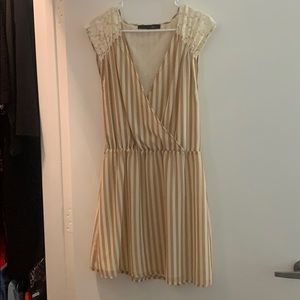 Lace & Stripe Dress